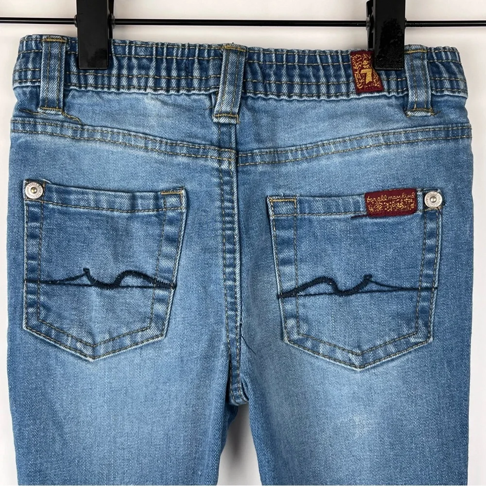 7 For All Mankind Baby Jeans Size 24M Blue Denim Skinny Stretch